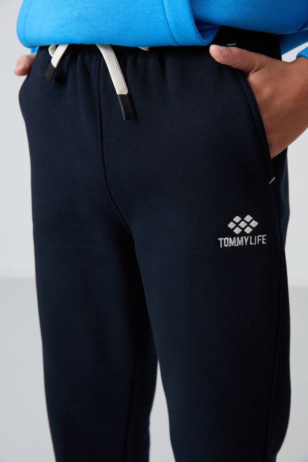 Pamuklu Lacivert Eşofman Altı Erkek Çocuk