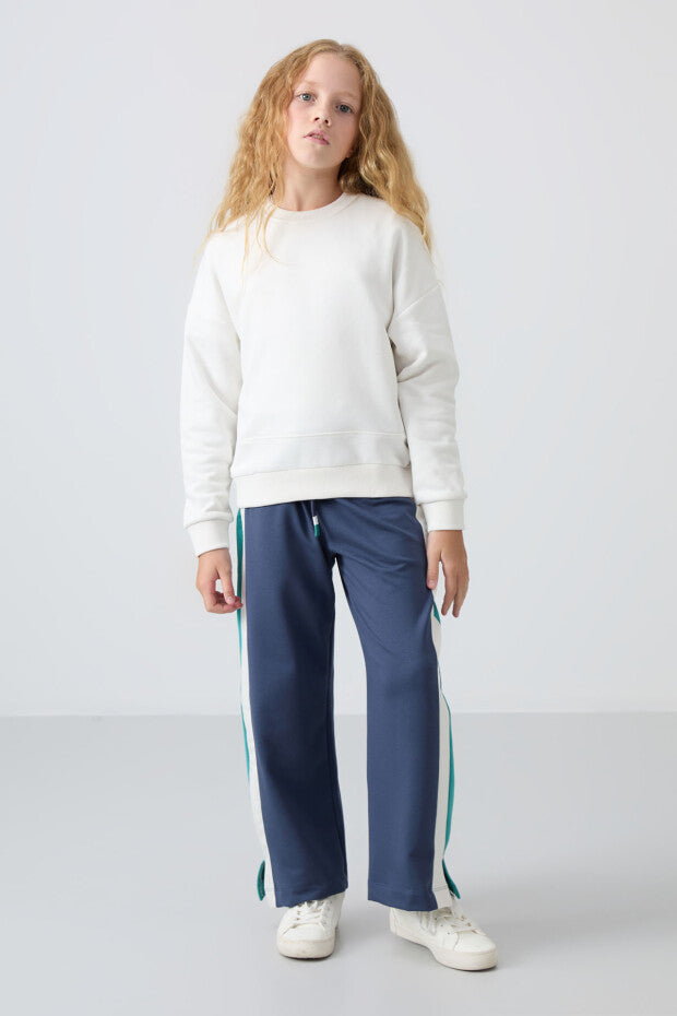 Kız Çocuk Ekru Sweatshirt