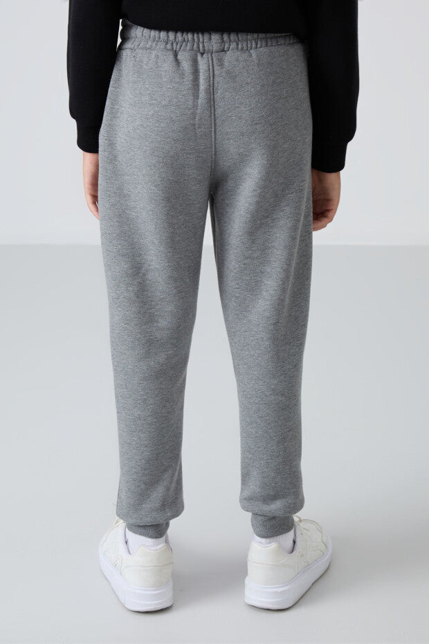 Gri Şardonlu Eşofman Altı Erkek Çocuk