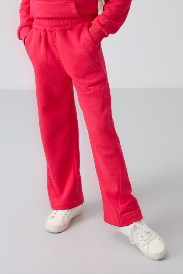 Kapüşonlu Kız Çocuk Eşofman Takımı