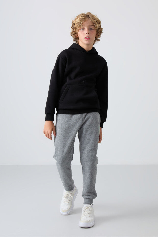 Gri Şardonlu Eşofman Altı Erkek Çocuk