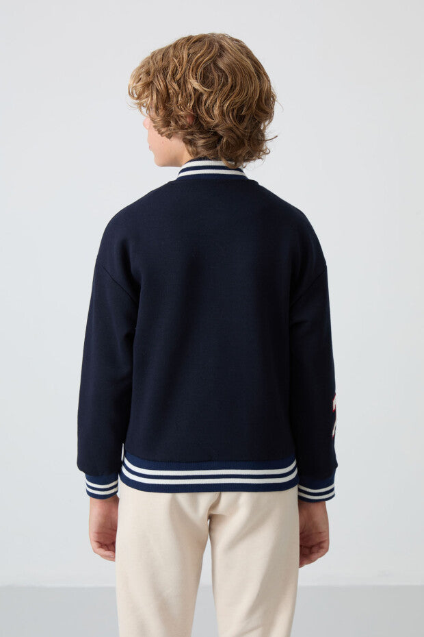 Erkek Çocuk Lacivert Spor Kolej Ceketi