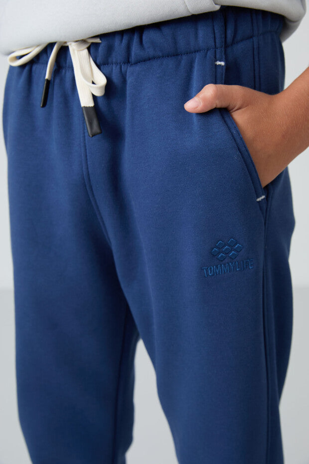 Parlament Mavi Pamuklu Jogger Eşofman Altı