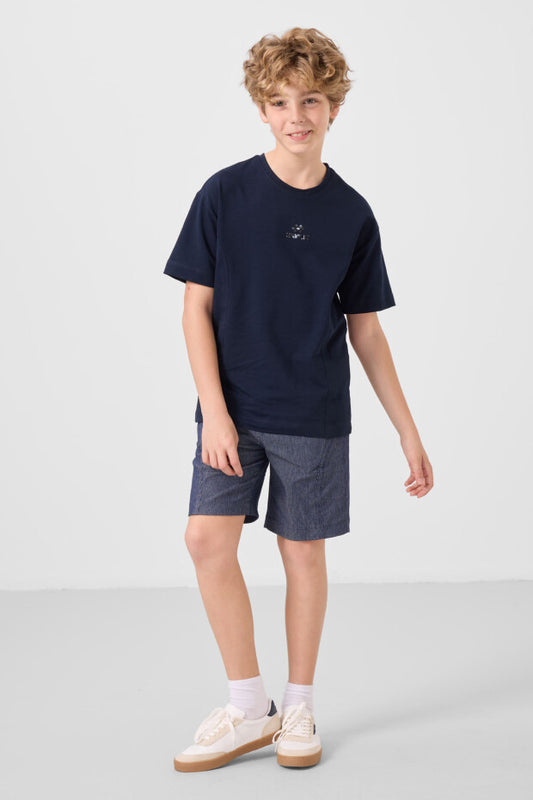 Erkek Çocuk Laci Tshirt Kot Şort Takım