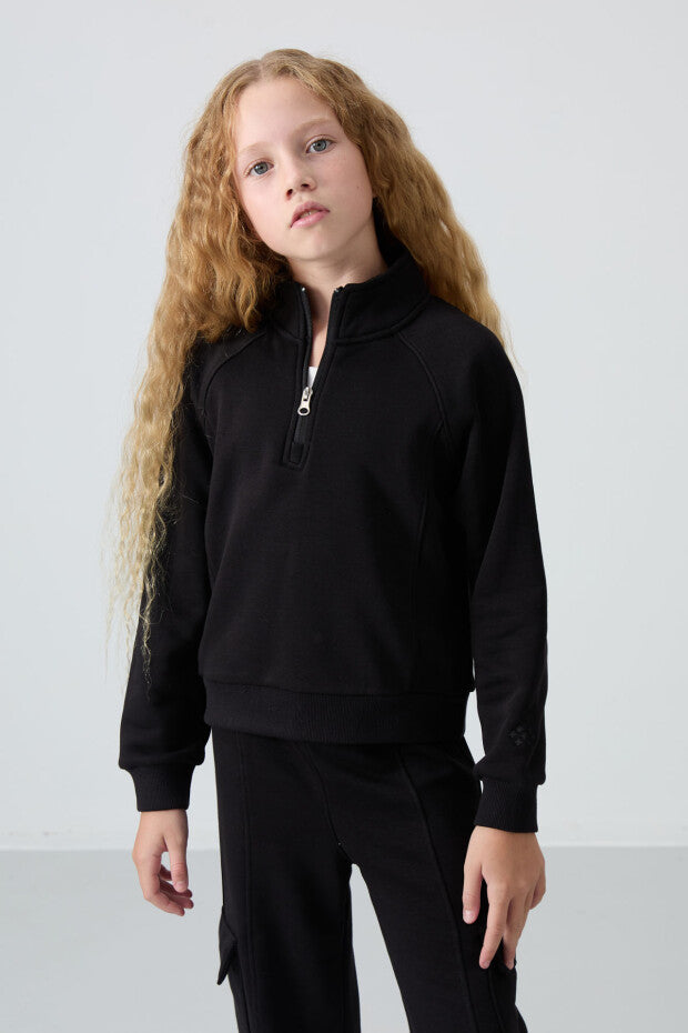 Kız Çocuk Eşofman Takımı Siyah