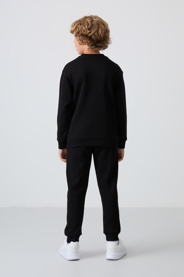 Siyah Wakeup Armalı Eşofman Takımı Erkek Çocuk