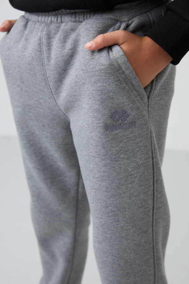 Gri Şardonlu Eşofman Altı Erkek Çocuk