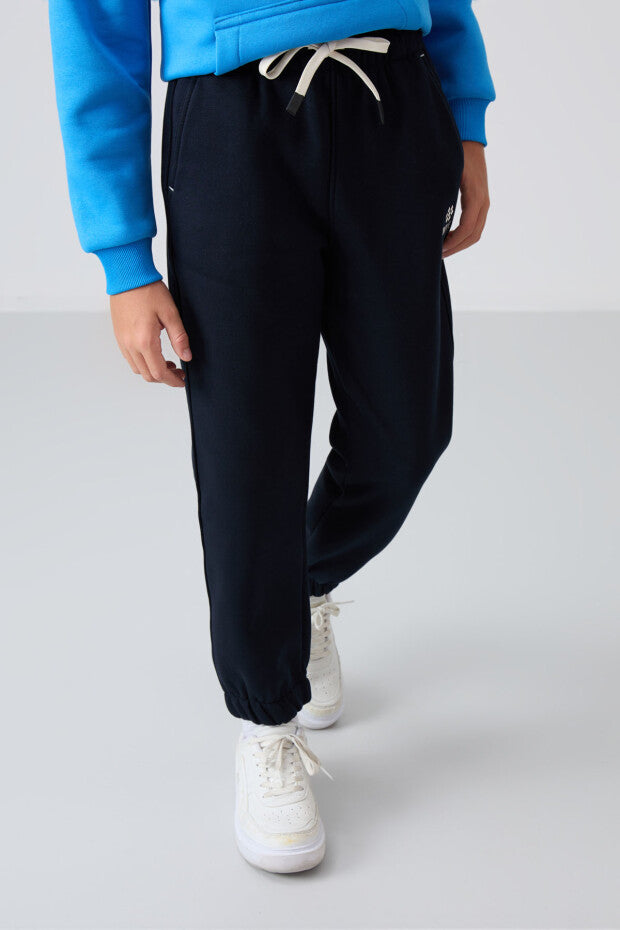 Pamuklu Lacivert Eşofman Altı Erkek Çocuk