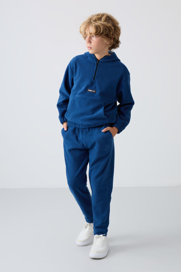 Parlament Düz Paça Polar Eşofman Altı