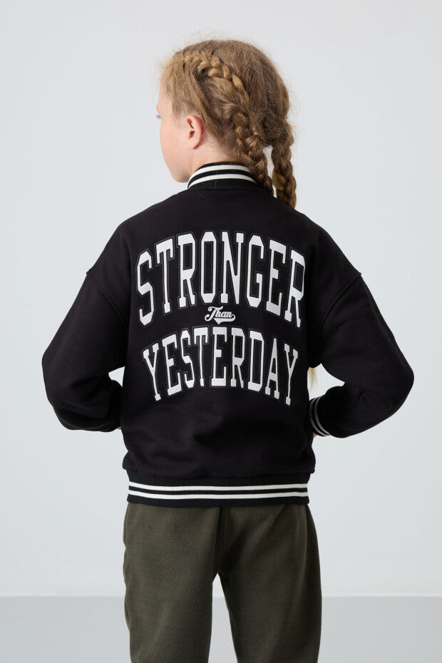 Kız Çocuk Kolej Ceket Siyah