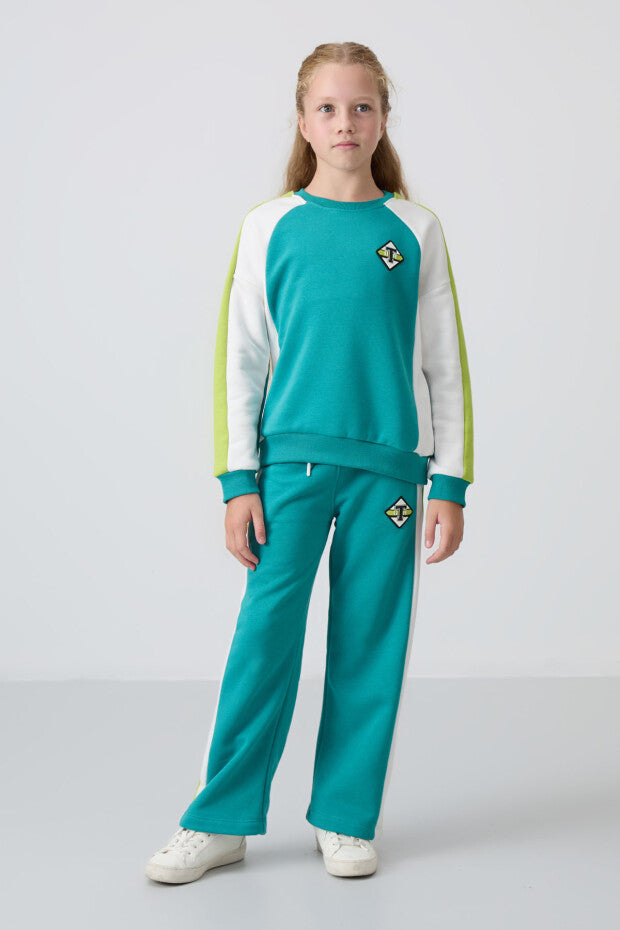 Yeşil Kız Çocuk Eşofman Takımı