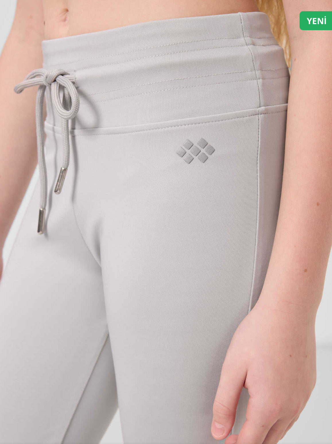 Kız Çocuk Taş Rengi İspanyol Paça Tayt