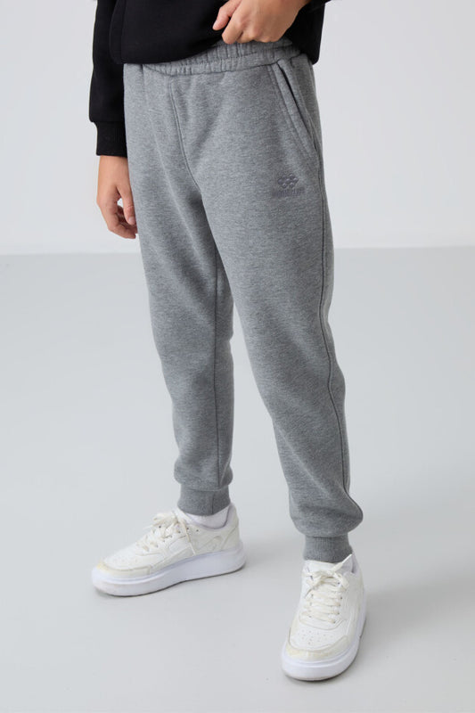 Gri Şardonlu Eşofman Altı Erkek Çocuk