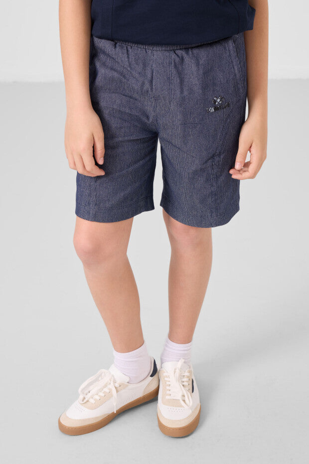 Erkek Çocuk Laci Tshirt Kot Şort Takım