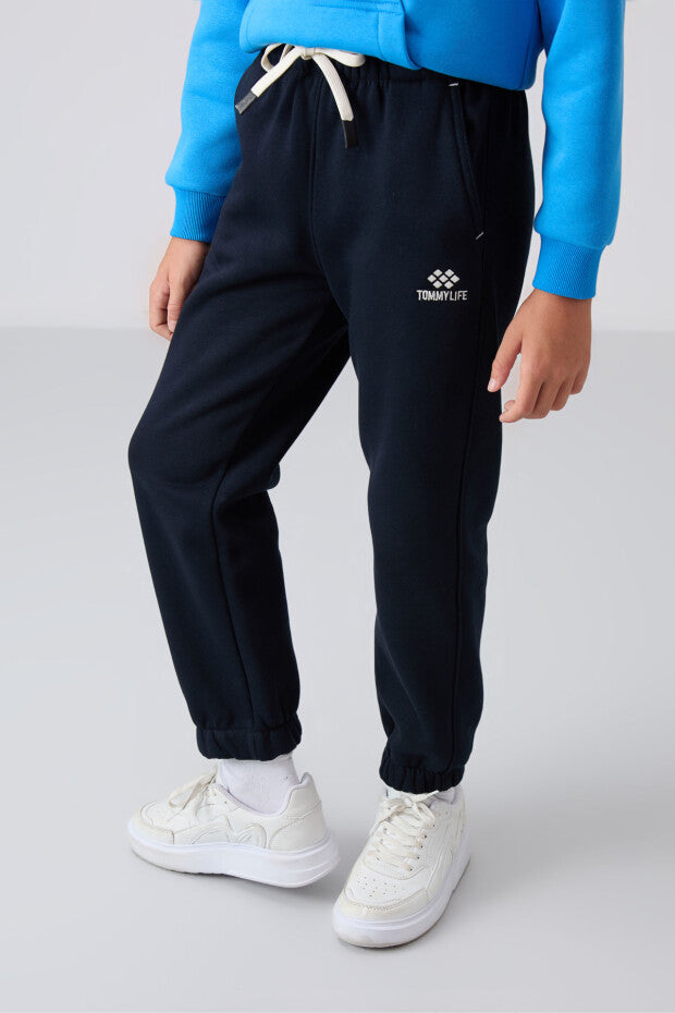 Pamuklu Lacivert Eşofman Altı Erkek Çocuk