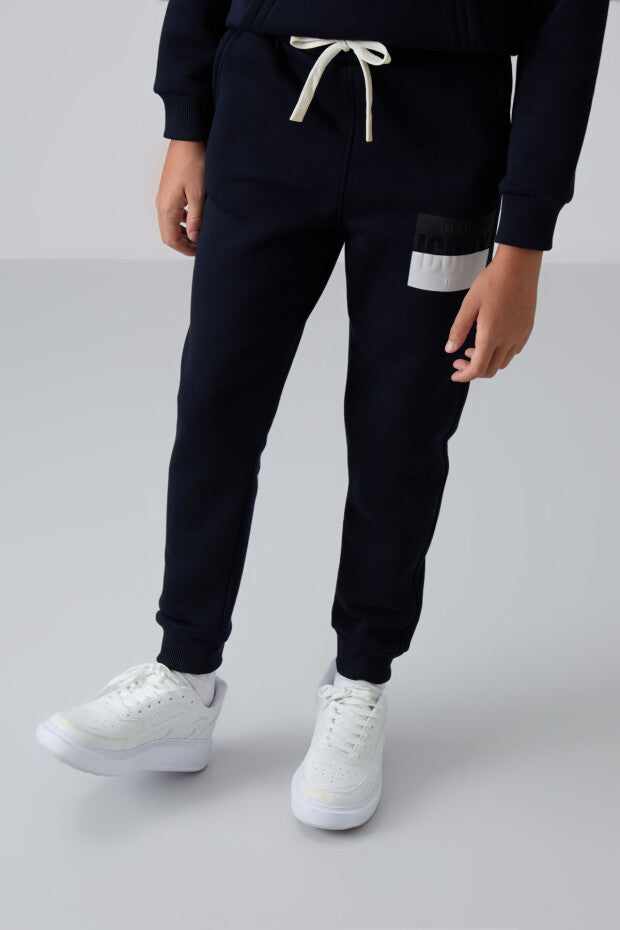 Erkek Çocuk Kapüşonlu Lacivert Takım