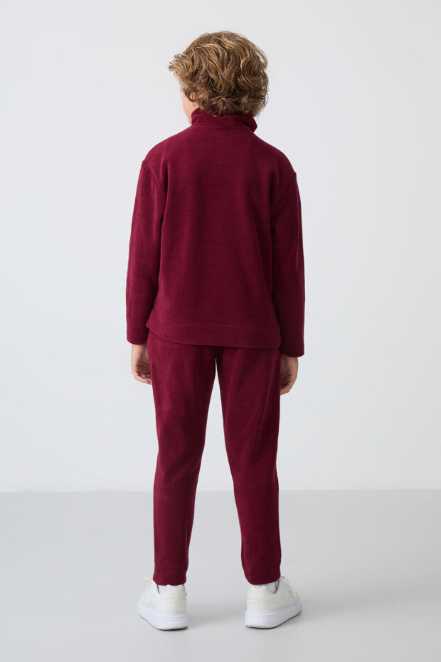 Dik Yaka Polar Eşofman Takımı Erkek Çocuk