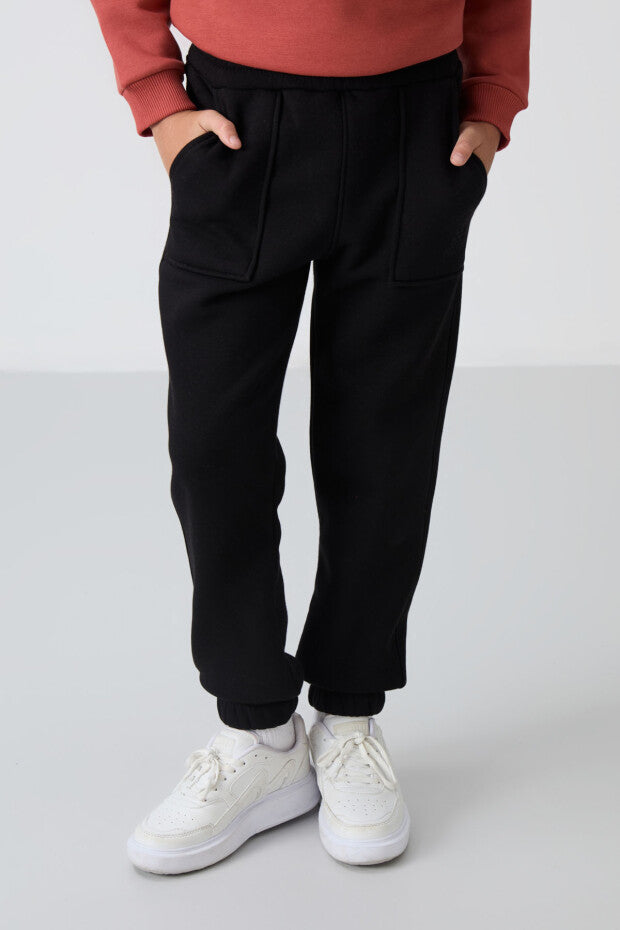 Kiremit Rengi Pamuklu Eşofman Takımı Erkek çocuk