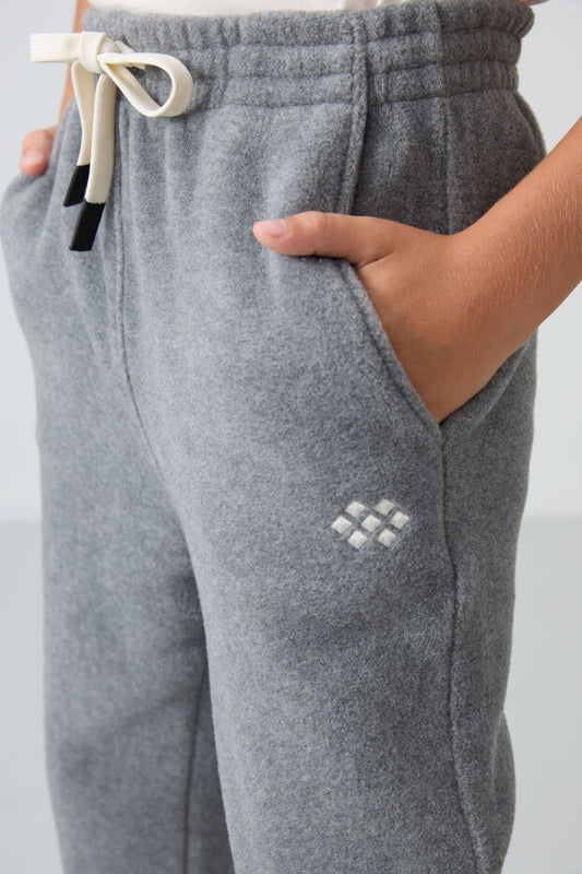 Gri Polar Jogger Eşofman Altı