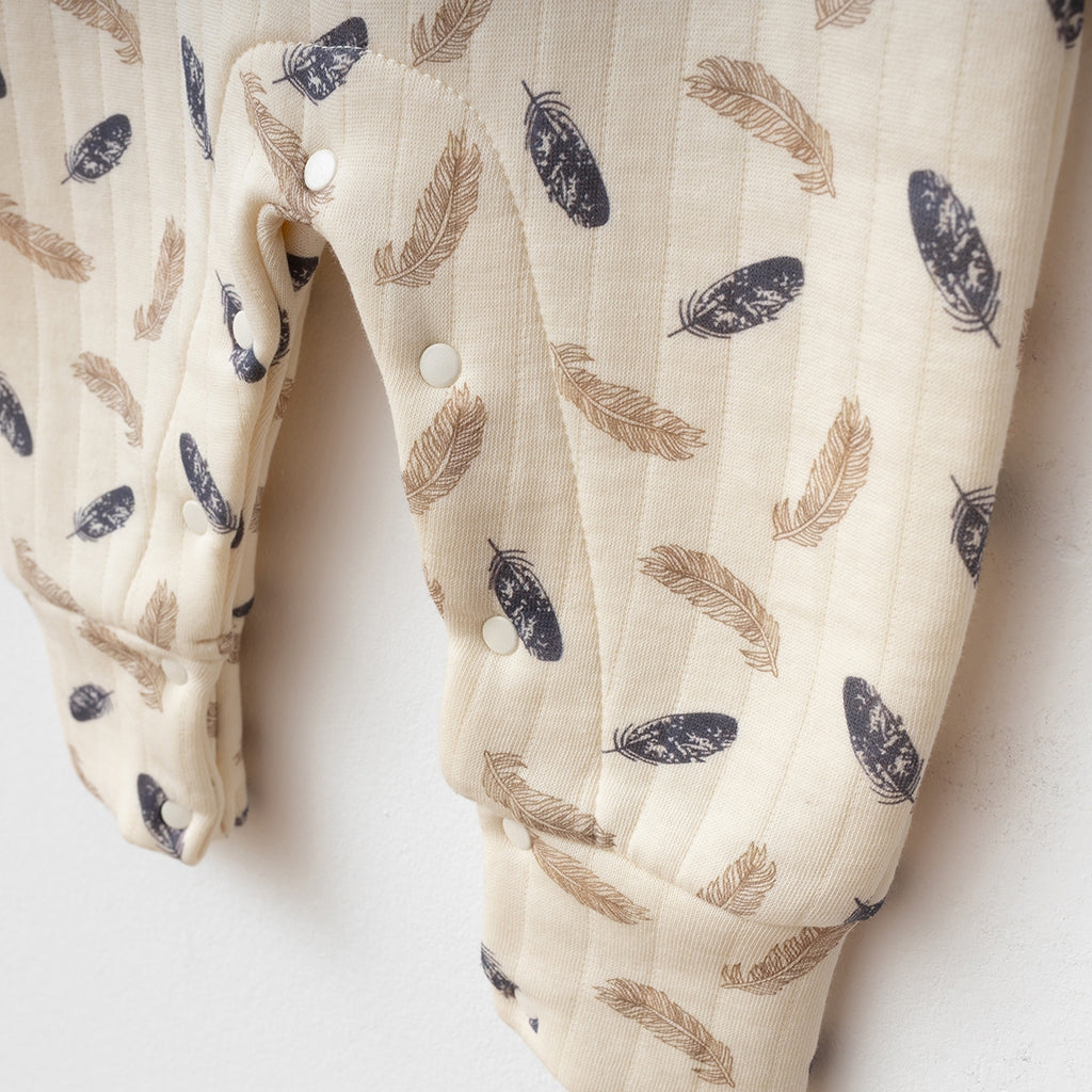 Unisex 3-6-9 Ay Tüy Kapitone Patikli Salopet 10127CF