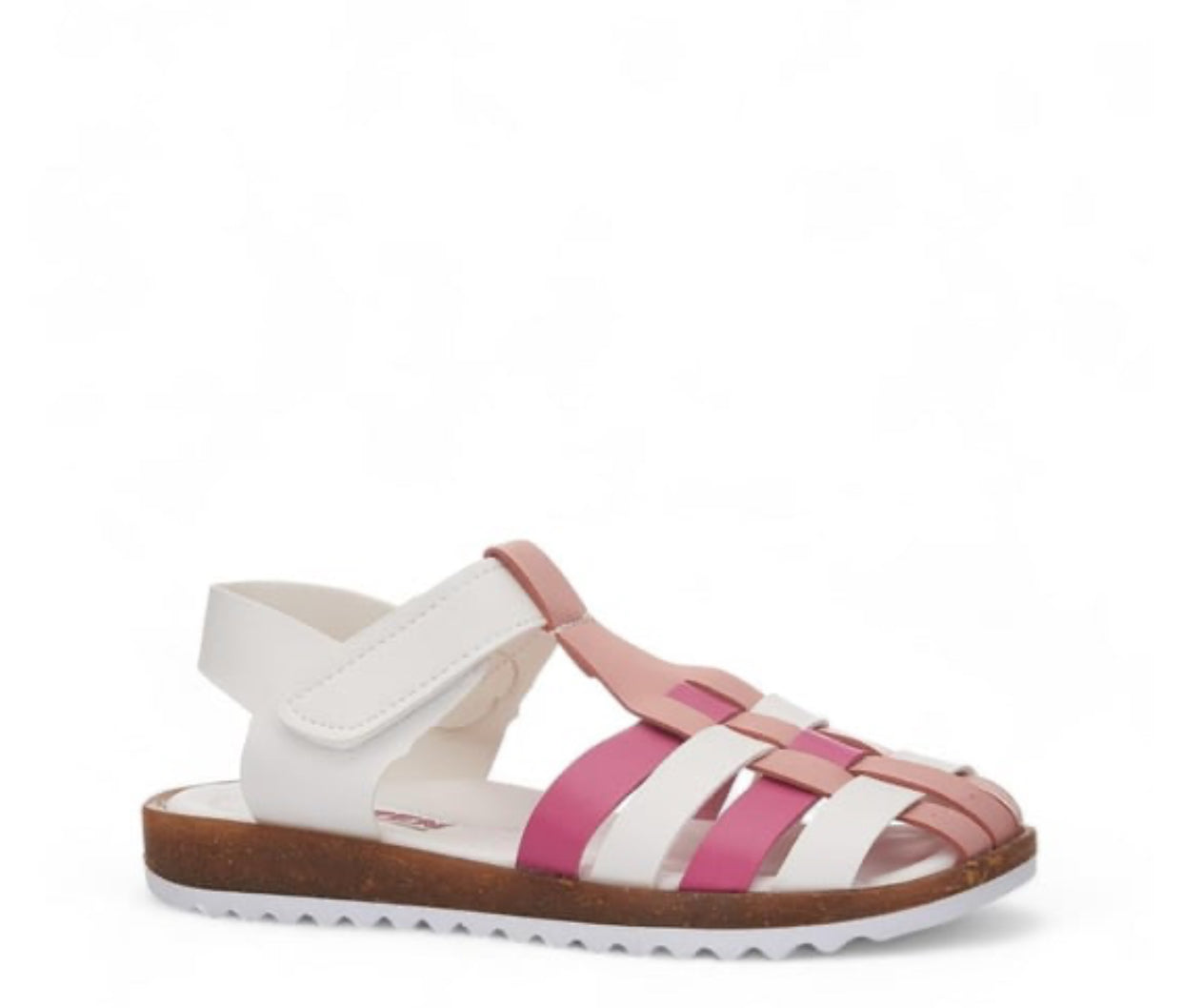 Beyaz Kız Çocuk Örgü Model Sandalet