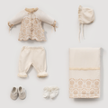 Kız Bebek 0-3 Ay Dantelli Nakışlı 6’lı Hastane Çıkışı – Kişiselleştirilebilir Set 583095LV