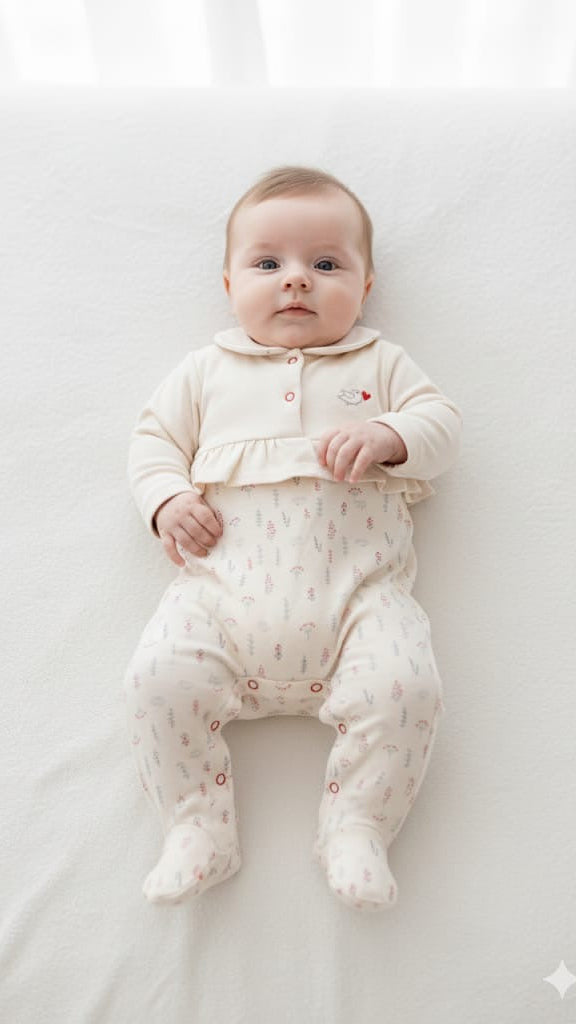 Kız Bebek 0-3 Ay Kişiselleştirilebilir Kokina 10’lu Set – Organik Pamuk Hastane Çıkışı