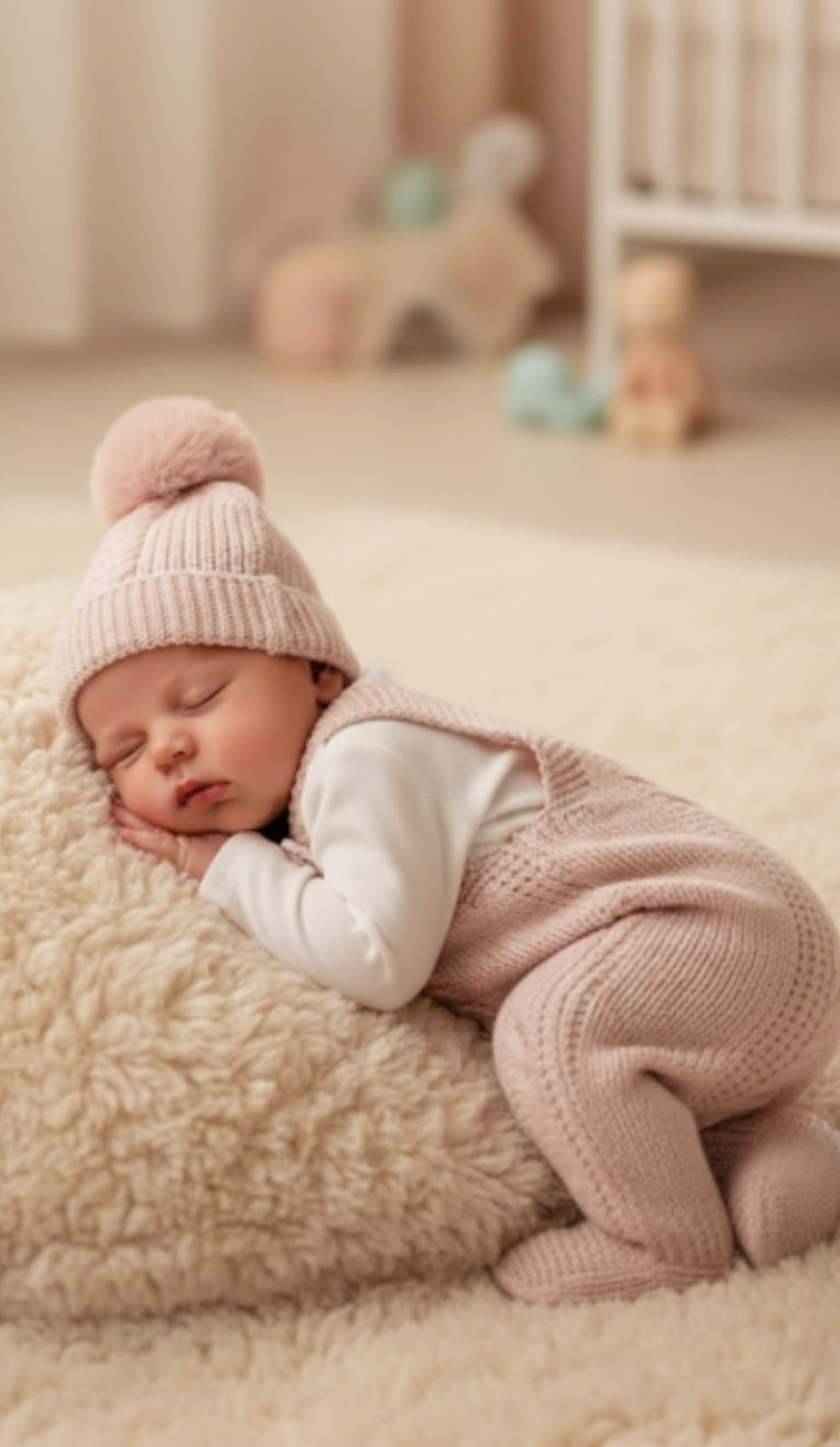 Yenidoğan Kız Bebek Triko 5’li Hastane Çıkışı Seti | Kişiselleştirilebilir | Salopet + Hırka + Body + Şapka + Battaniye