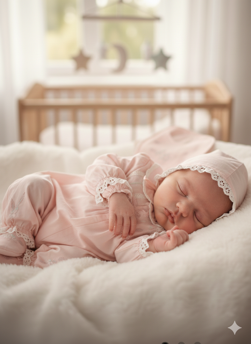 KIZ 0-3 AY ÇİÇEK NAKIŞLI KUTULU 6LI SET