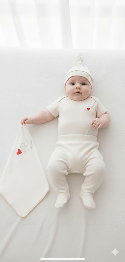 Kız Bebek 0-3 Ay Kişiselleştirilebilir Kokina 10’lu Set – Organik Pamuk Hastane Çıkışı