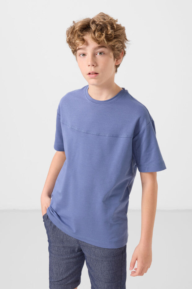 Erkek Çocuk Kot Şort Tshirt Takım