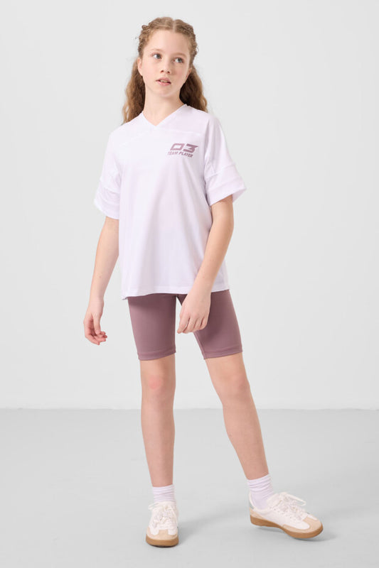 Gül Kurusu Spor Kısa Tayt Takım