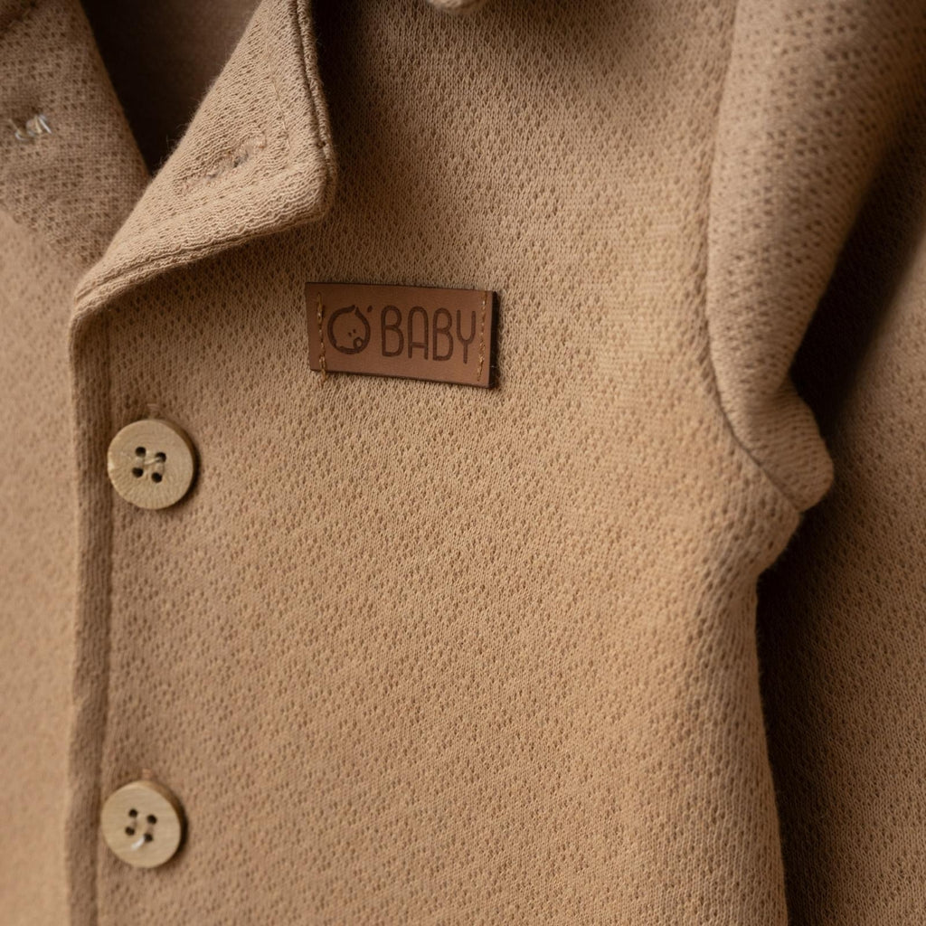 Erkek Bebek Jakarlı Yakalı Tulum – 0-3 / 3-6 Ay