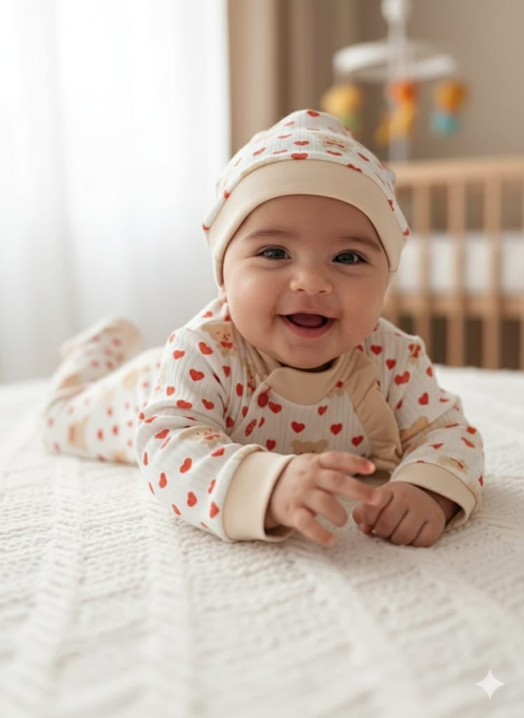 Kız Bebek 0-3 Ay Kişiselleştirilebilir Kalpli Ayıcık 5’li Set – Battaniyeli Hastane Çıkışı 25223CY