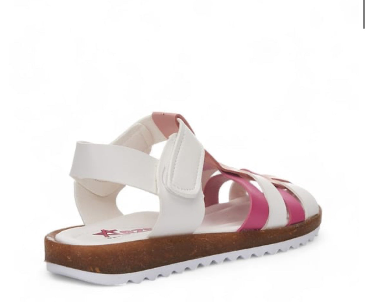 Beyaz Kız Çocuk Örgü Model Sandalet