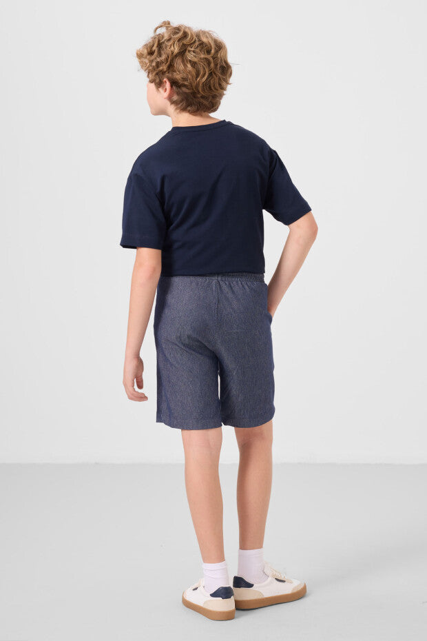 Erkek Çocuk Laci Tshirt Kot Şort Takım