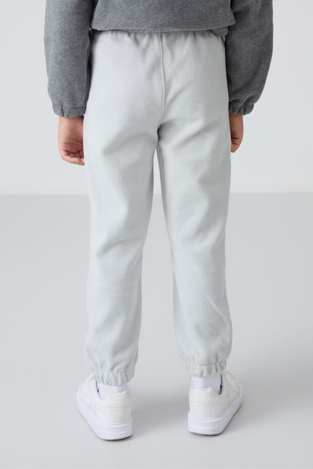 Taş Rengi Polar Jogger Erkek Çocuk Eşofman Altı