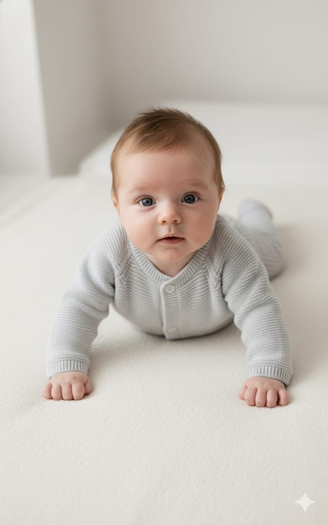 Yenidoğan 8 Parça Hastane Çıkış Seti | Mavi Triko Bebek Kıyafetleri, Battaniyeli Set 8279