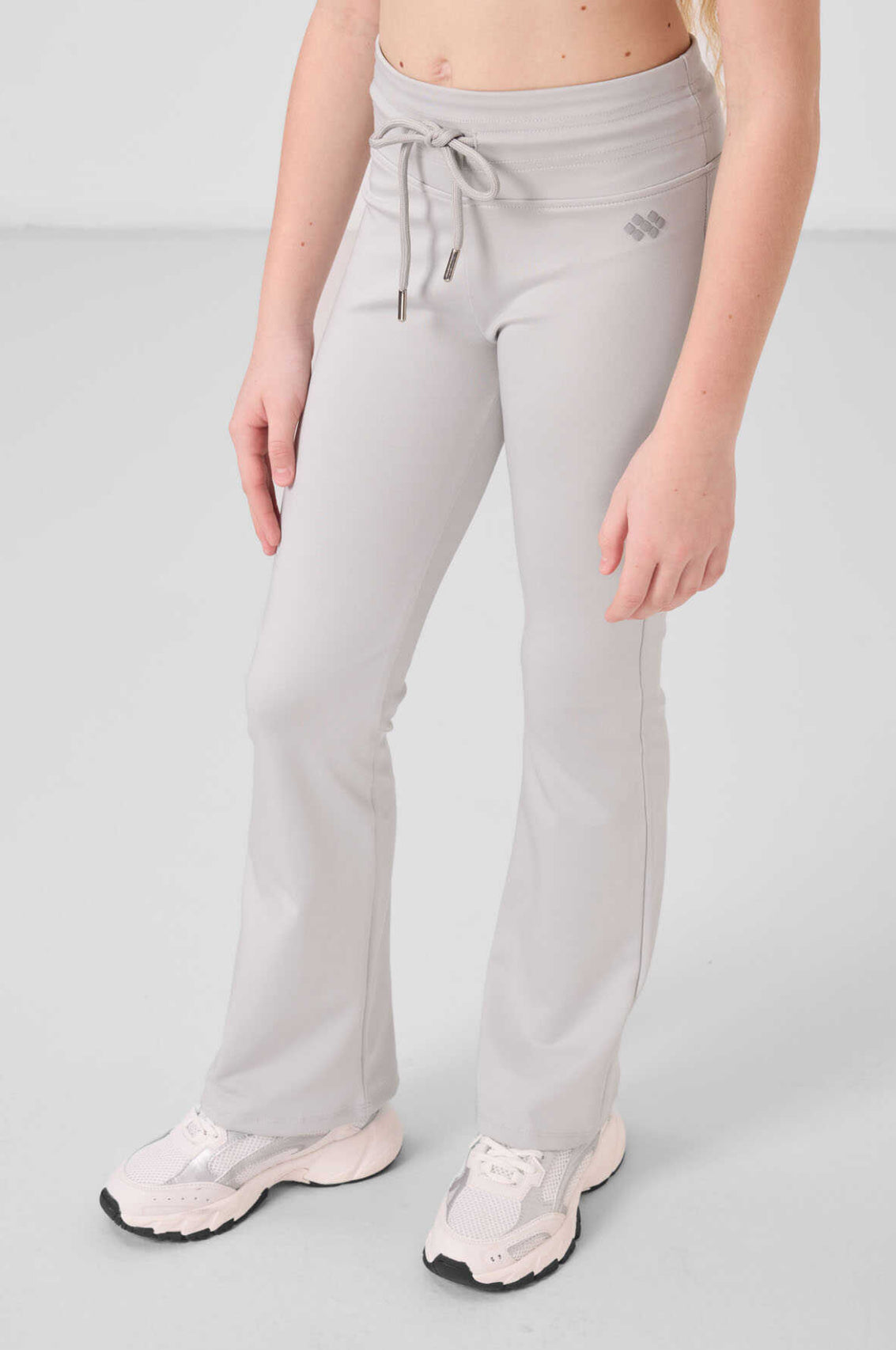 Kız Çocuk Taş Rengi İspanyol Paça Tayt