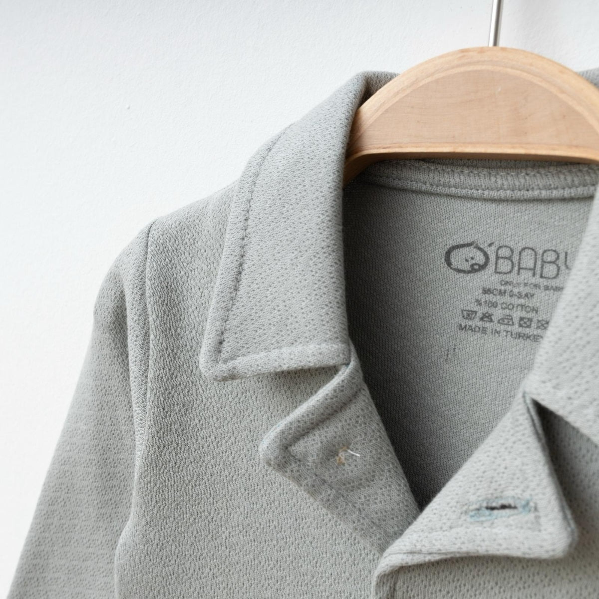 Erkek Bebek Jakarlı Yakalı Tulum – 0-3 / 3-6 Ay