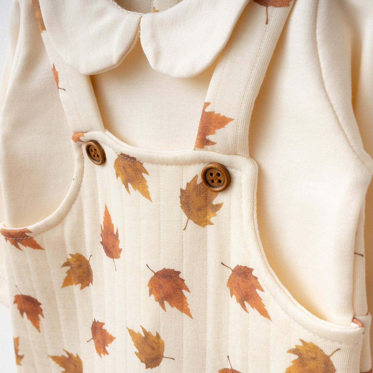 Unisex 3-6-9 Ay Yaprak Kapitone Salopet 10131CF